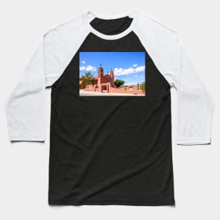 San Miguel Mission Socorro New Mexico by Debra Martz Baseball T-Shirt